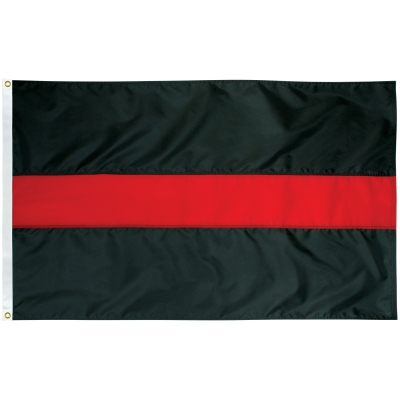 2'x3' Thin Red Line flag